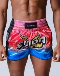 Calções Muay Thai ELION Raja Vermelho/Azul